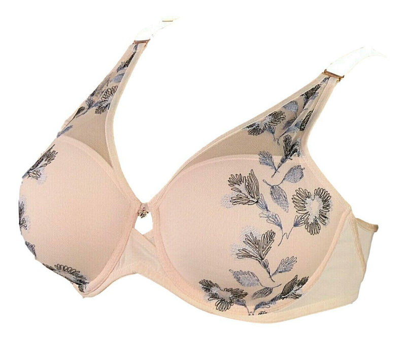 Triumph Blooming Florale WP Schalen-BH Rosa mit schwarzblau Muster 1196/5B NEU